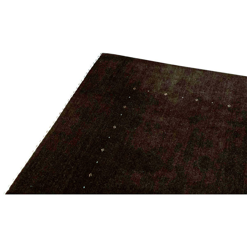 Wool Southwestern Area Rug in Brown, Rectangle 7'9" x 9'9"