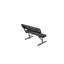Banc en métal robuste de 4 pi avec antirouille toutes saisons pour le jardin, le patio, la cour, la terrasse, les parcs et les centres commerciaux, support ergonomique confortable, surface à séchage rapide nécessitant peu d'entretien, facile à assembler,