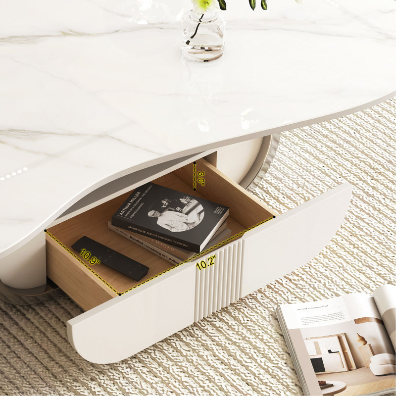 Table basse Modern Modern Butterfly, Gris