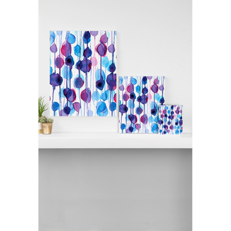«Abstract Watercolor», impression sur toile tendue, H 30 po x l 24 po x P 1 po