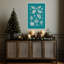 «Bells and Baubles: Holiday Ornament» par Casa Cartissi, reproduction d'art sur toile encadrée