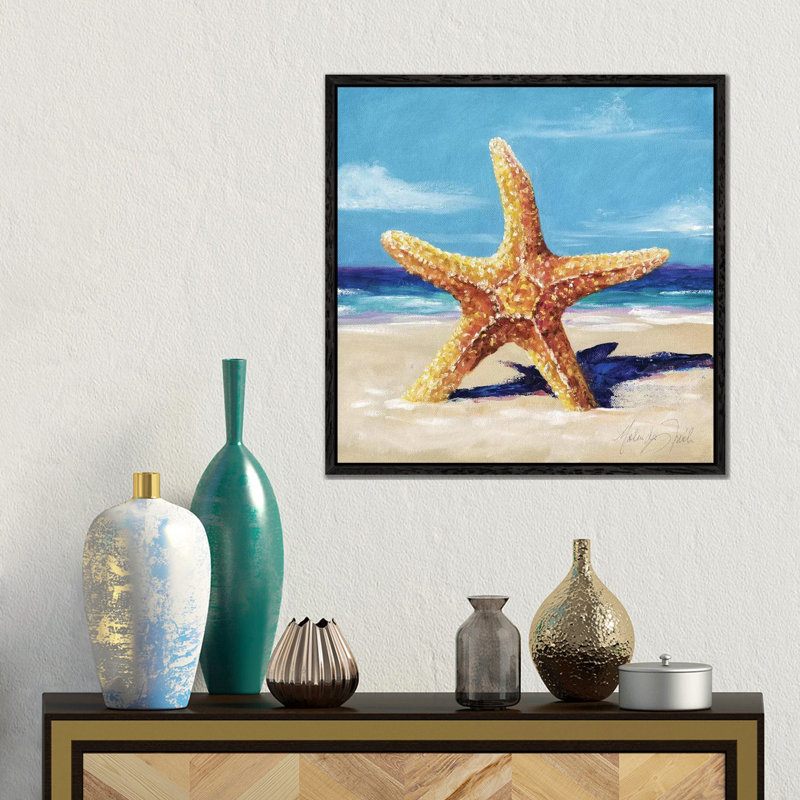 Star by Malenda Trick - Gallery-Wrapped Canvas Giclée on Canvas, Black Framed, 45.72 cm H x 45.72 cm W