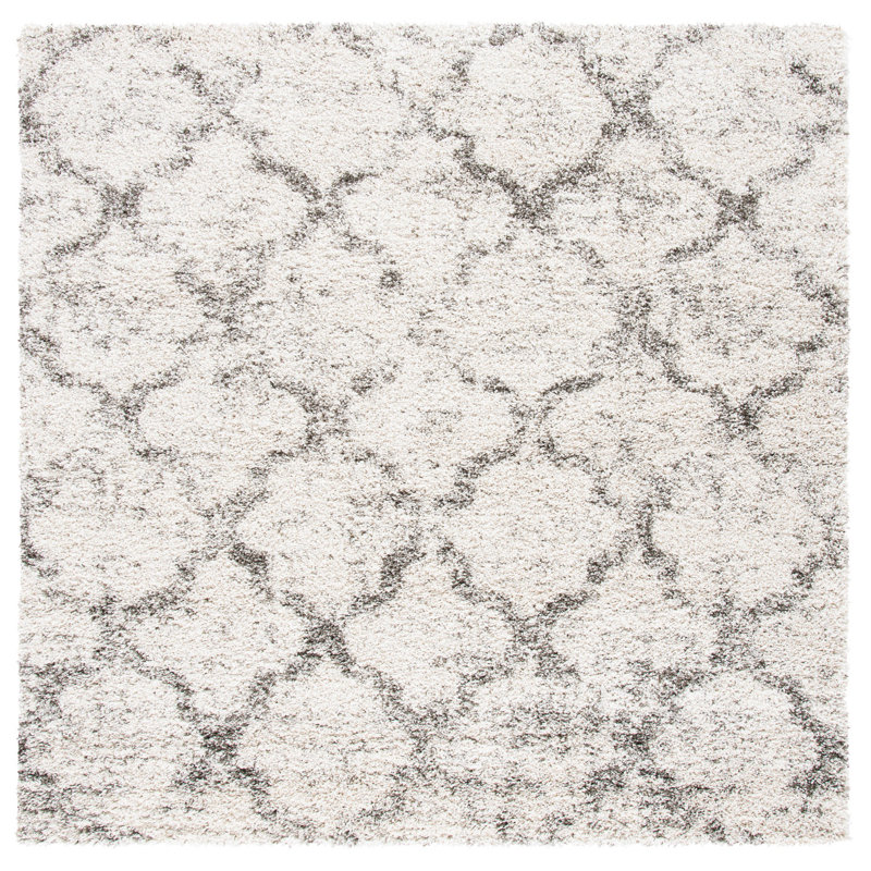 Deauville Shag Performance Geometric Rug, Square 7'