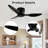 Flush Mount Ceiling Fan Without Light-1703648117