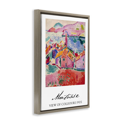 Vue du cadre flottant Collioure, design par Vintage Hustle