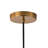Lawniczak 1 - Light Gold/Black Jar Pendant