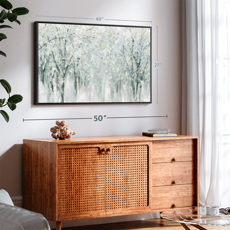 Cold Winter Mist Canvas Print, 27" H x 40" W