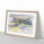 Clouds over the Mountains in Abstract - Picture Frame Graphic Art Print-55680661-55680665