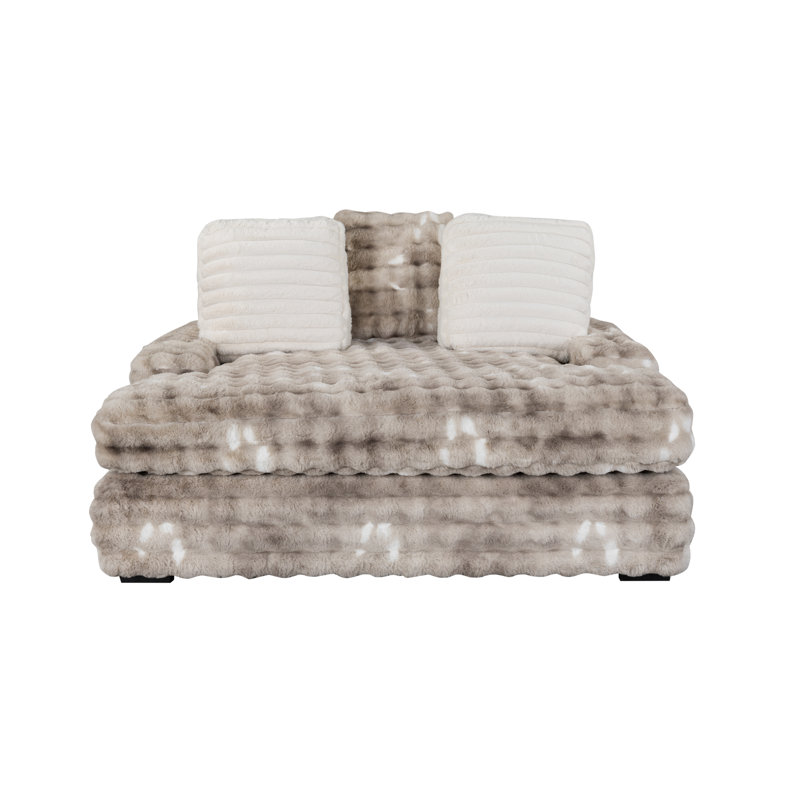 Canapé 8292 gris avec USB