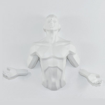 Adam & Friends Home Decor Emerging Man Sculpture | 1-Piece