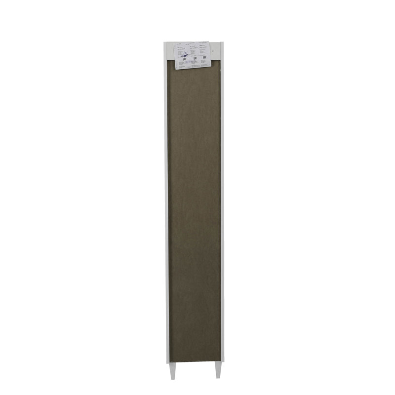 Ensemble de meuble-lavabo simple 35 po avec miroir Ozias, Blanc mat