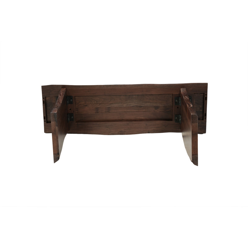 Console en bois massif, Dark Walnut