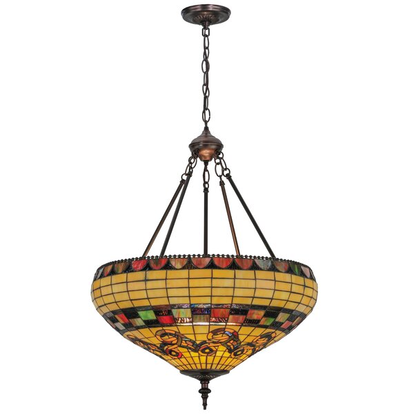 Astoria Grand Diane 3 - Light Mahogany Bronze Pendant 