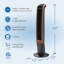 Ventilateur tour électrique debout à fil du bois 42 "avec courbe Bluetooth Lasko