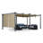 Aoodor Aluminum Pergola with Canopy-97922609-86865223