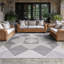 Tapis intérieur / extérieur gris foncé et argenté April-778105863