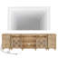Meuble télé Scarlett, centre de divertissement à domicile avec station de recharge pour téléviseur de 85 po, grande console de télévision avec armoire de rangement-888203296