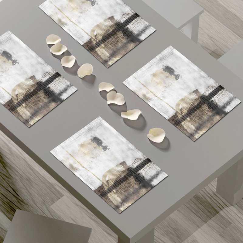 Napperon abstrait en polyester