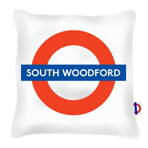 South Woodford Tube Station London Transport Cushion