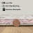 GLN Rugs Traditional Collection - Machine Washable Area Rug, Traditional Washable Rug, Non Slip Washable Rug, Low Pile Chenille Living Room Rug, Bedroom Rug, Kitchen Rug (Pink and Gray Rug)-66446193
