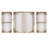 Triptych 3-Piece Textured Canvas Wall Art Set