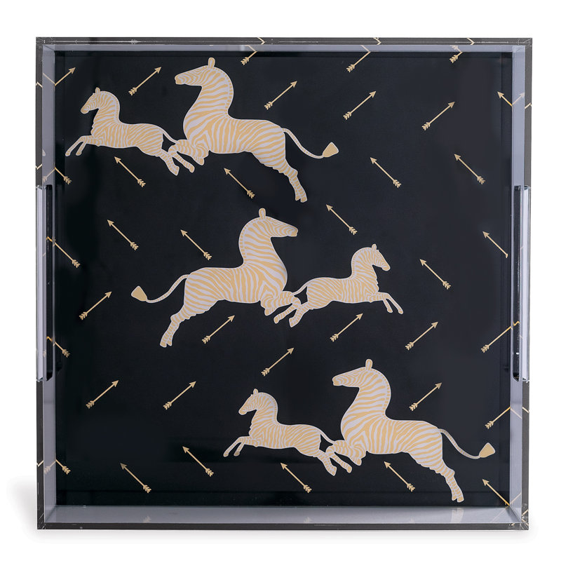 Scalamandre Maison Tray, Black