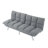 Multifuctional Sofa Bed, Foldable 2-Seater Sofa, Corduroy Fabric, Suitable for Living Rooms & Apartments (Light Gray)-1191977153