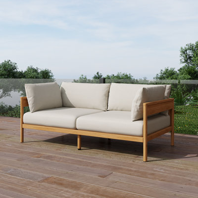 Acanva Vento Aluminum Patio Loveseat