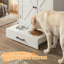 Station d'alimentation pour chien avec armoire et 3 crochets latéraux-1763756812