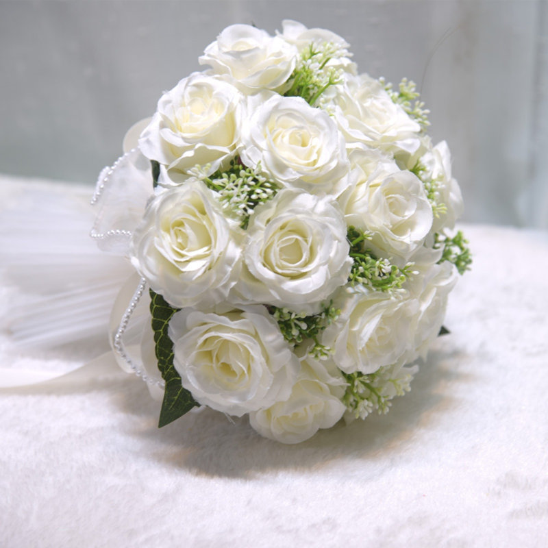 Bouquet de mariage, Beige