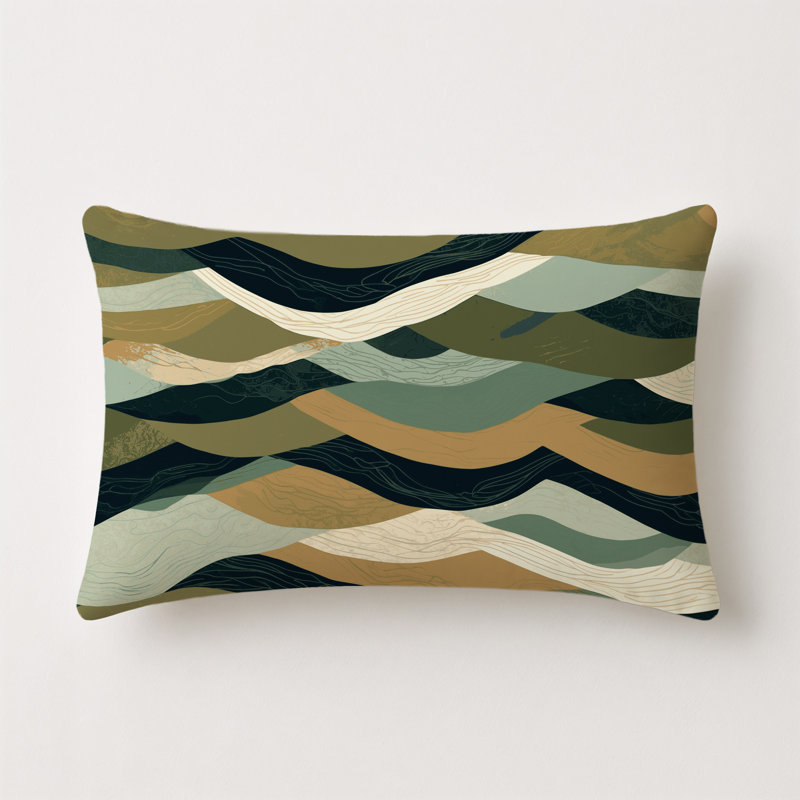 Celestial Streams Indoor And Outdoor Throw Pillow, Rectangle 18"H x 25"W