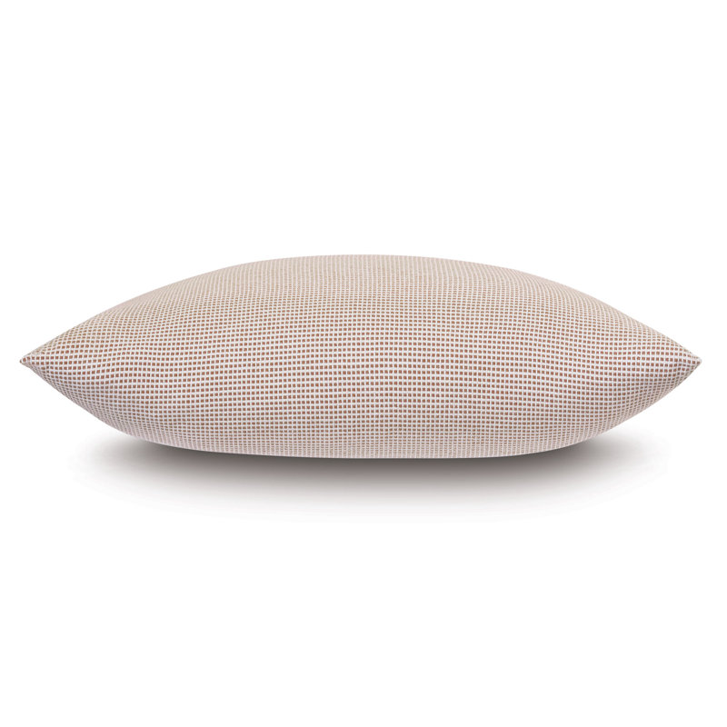 Terracotta Geometric Cotton Standard Pillow Sham