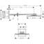 ShowerSolutions Showerhead 250 2-Jet with Showerarm Trim-90864059-90864062