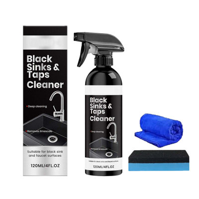 a Detergent 120ml Hard Water Stain Remover For Black Sink Tap Stainless Steel Sink Cookware Cleaner And Polish Soap Scum Remover Kitchen Bath Cleaners Faucet Cleaner