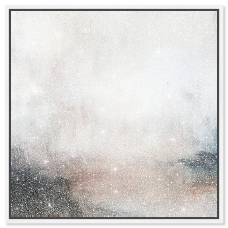 Abstract painting Canvas Abstract Print by Oliver Gal, Black Frame, 12 x 12, White Frame, 13"H x 13"W