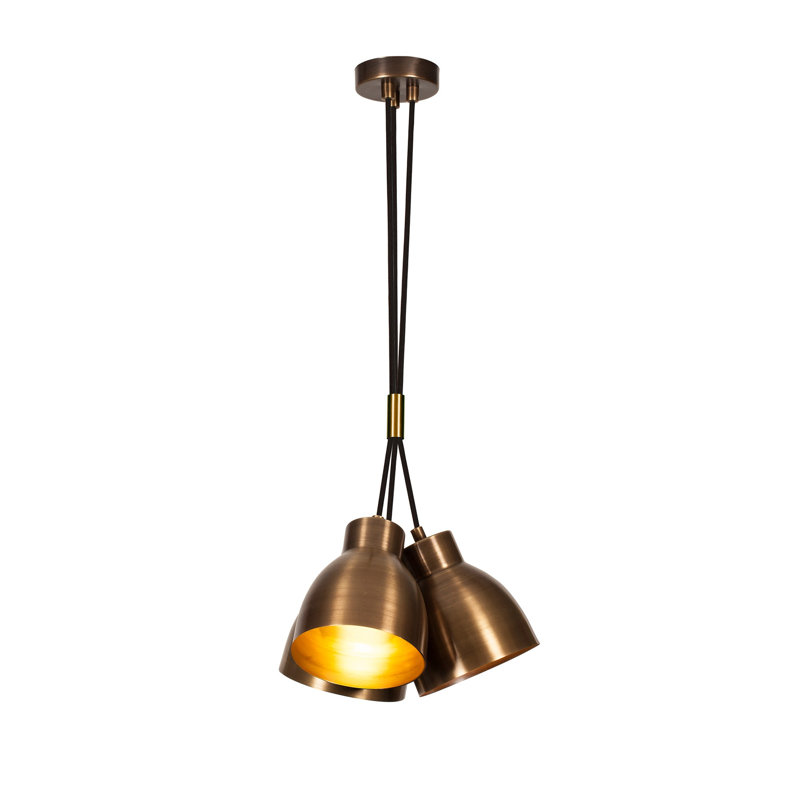 Luminaire suspendu en forme de dôme à 3 lumières Express
