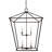 Kitzi 8 - Light Dimmable Lantern Square / Rectangle Chandelier