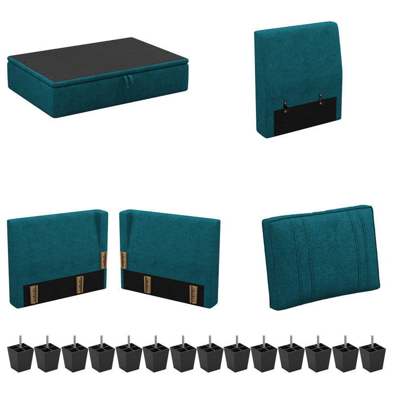 Partie C Module du canapé modulaire, Bleu