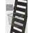 2-Sided Shutter Ladder Display - Rustic Black-128001046