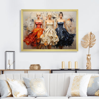 Women Women Luxury Elegance sur toile