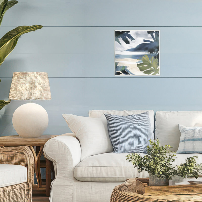 Plaque murale Beachy Tropical Vibes, design par Elara Yasna