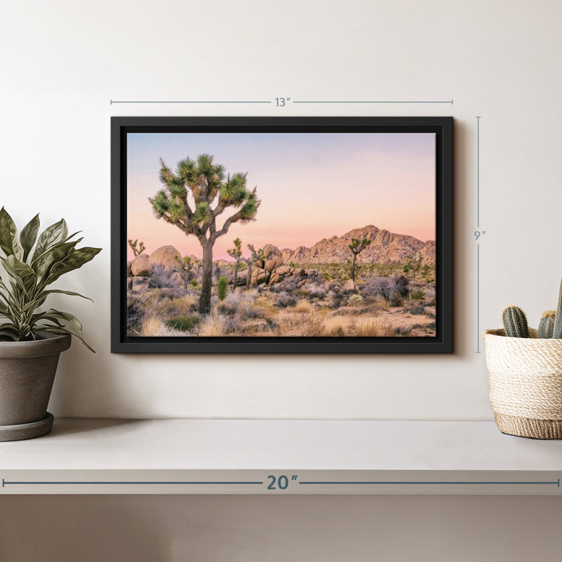 " Joshua Tree Patch Canvas Print ", 9" H x 13" W