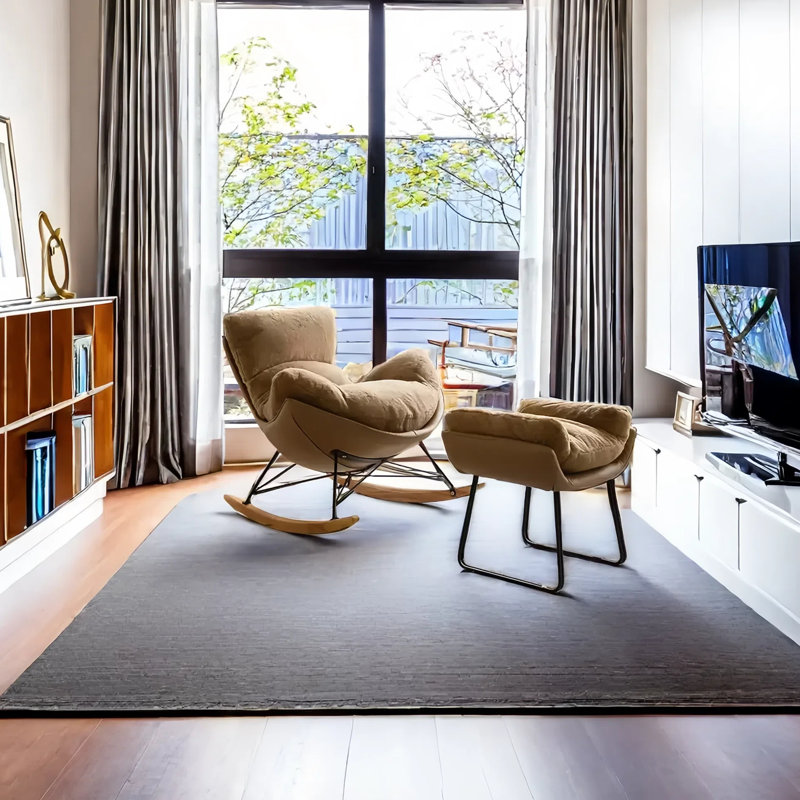 Chaise berçante de qualité pour les loisirs, Brun