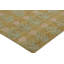 Rug & Kilim’S Block Print Custom Rug Design In Gold With Pink And Green Florals-945219035
