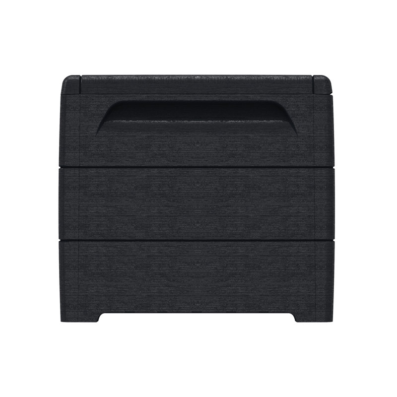 DuraMax 27.56'' W 110 Gallons Water Resistant Lockable Deck Box in Gray