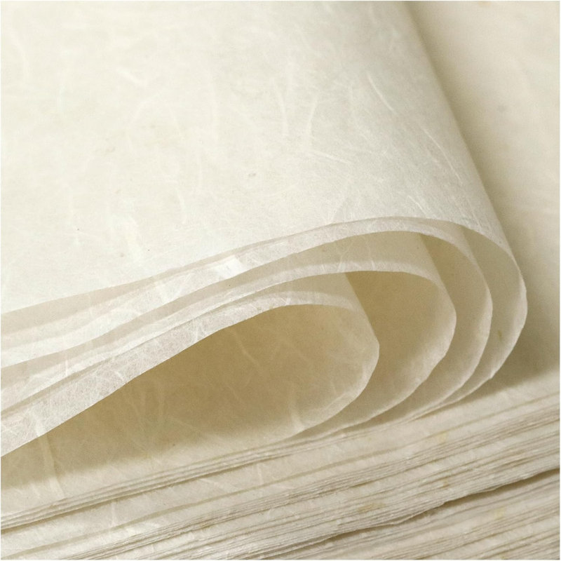 100 feuilles de papier de riz Mulberry