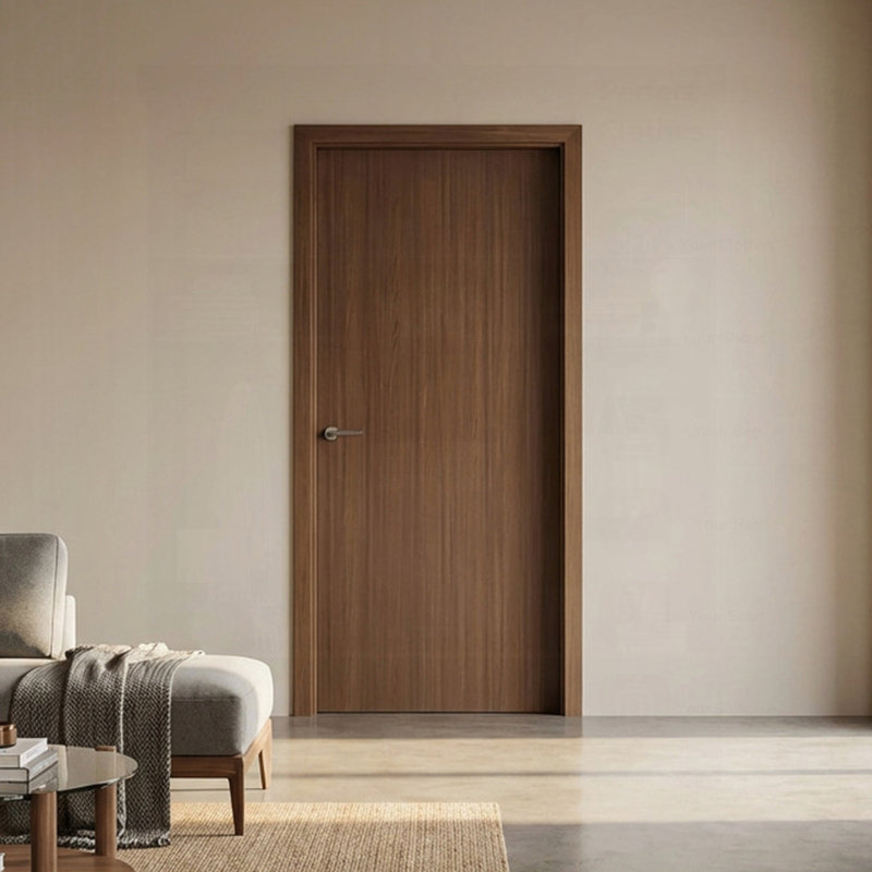 Dalle de porte intérieure en composite à texture creuse durable pour une installation facile et une esthétique améliorée.