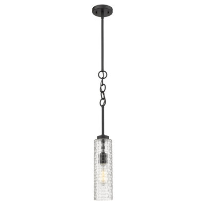 Luminaire suspendu cylindrique à 1 lumière Allisia