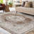 Rosalia Cottage Medallion Brown/Gray Rug-287455856