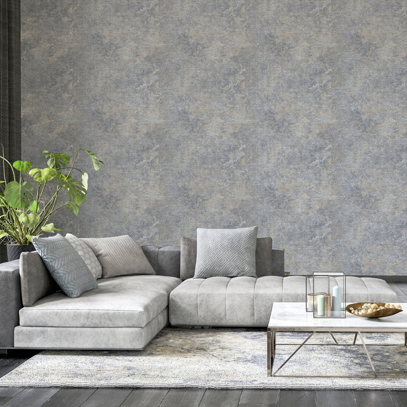 Papier peint Gideon, Gris